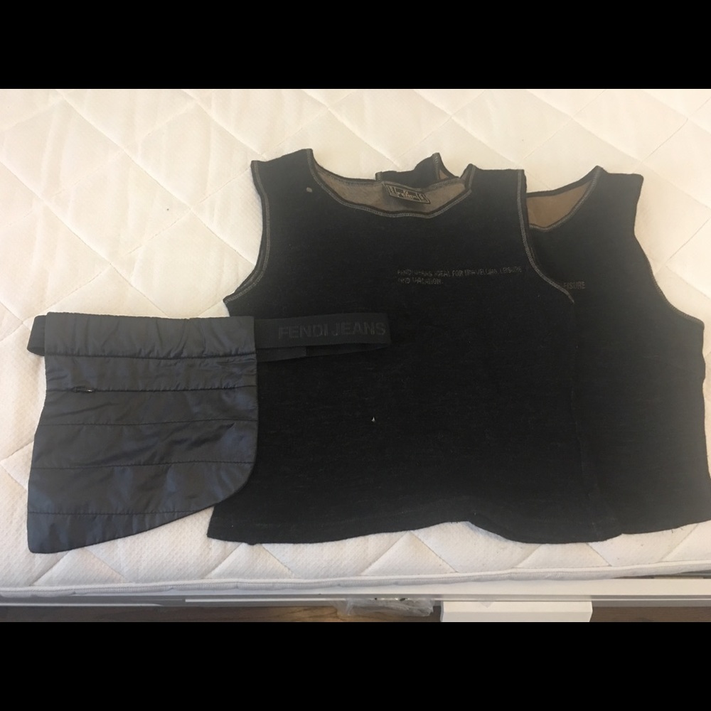 crop top and belt bag